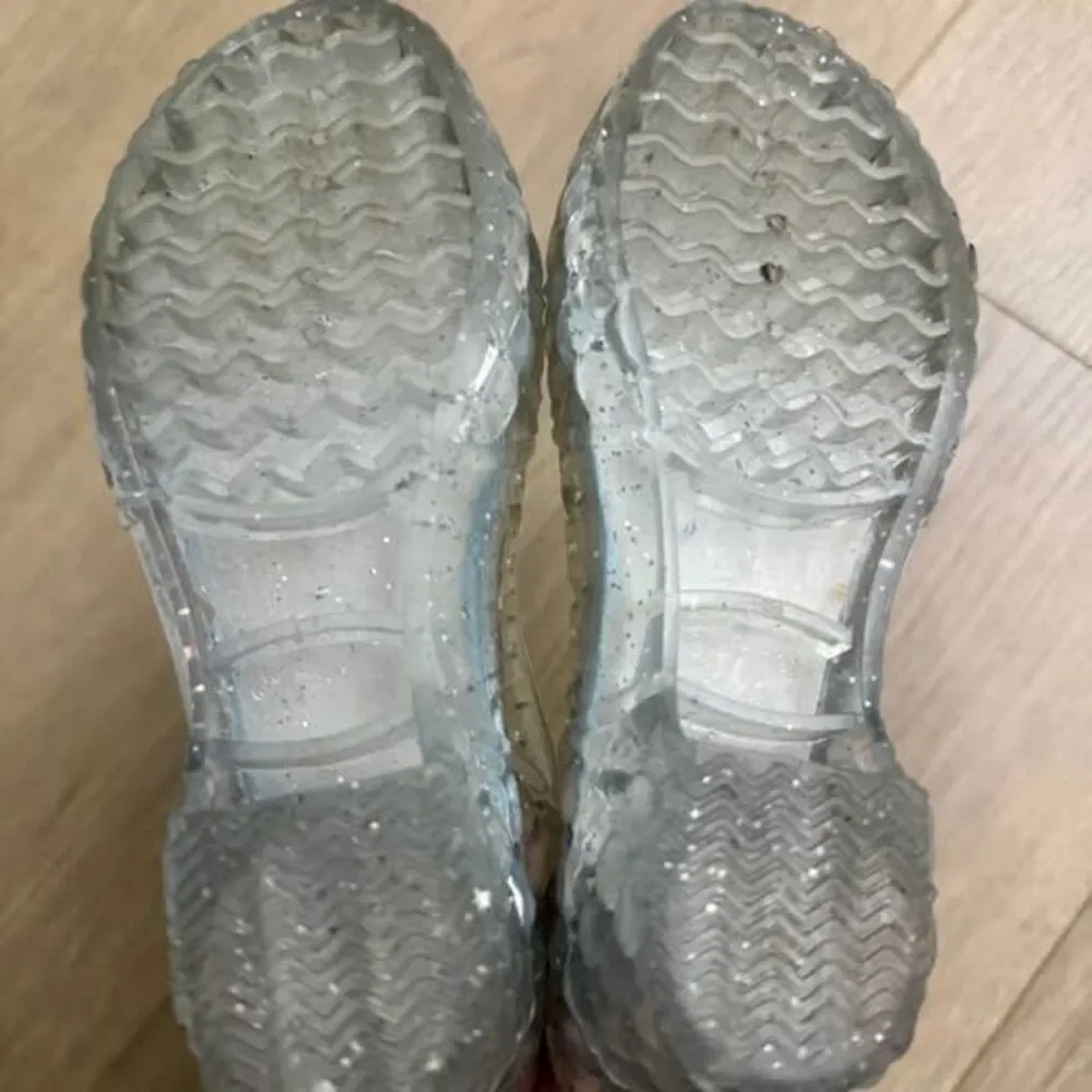 Disney Cinderella Glass Slipper Jelly Shoes light up - size 9/10